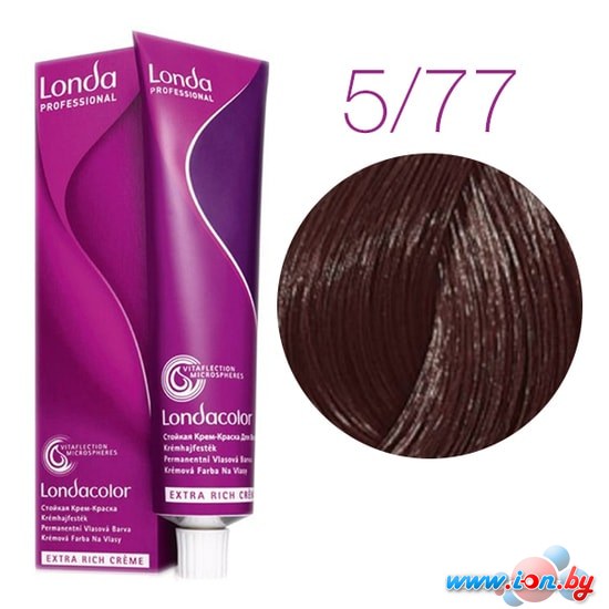 Крем-краска для волос Londa Professional Londacolor Стойкая Permanent 5/77 в Бресте