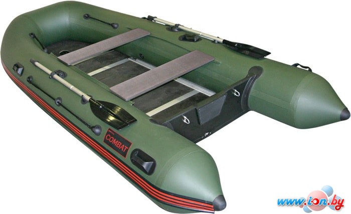 Моторно-гребная лодка Мнев и К Комбат CMB-360 (зеленый) в Могилёве