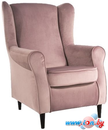 Интерьерное кресло Signal Baron Velvet Bluvel 52 (античный розовый) в Гомеле