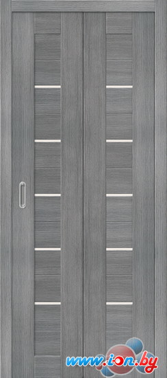 Межкомнатная дверь elPorta Porta X Порта-22 складная (Grey Veralinga) в Бресте
