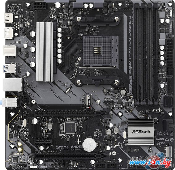 Материнская плата ASRock B550M Phantom Gaming 4 в Гродно