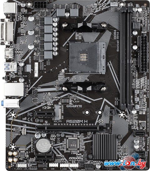 Материнская плата Gigabyte A520M H (rev. 1.0) в Гродно