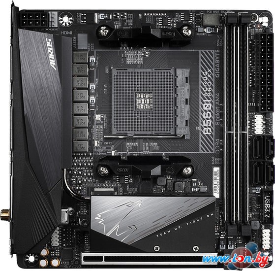 Материнская плата Gigabyte B550I Aorus Pro AX (rev. 1.0) в Гродно