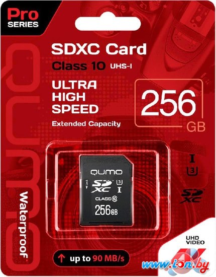 Карта памяти QUMO SDXC QM256GSDXC10U1 256GB в Витебске