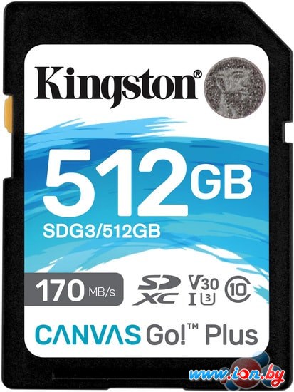 Карта памяти Kingston Canvas Go! Plus SDXC 512GB в Могилёве