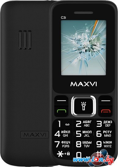 Мобильный телефон Maxvi C3i (черный) в Минске