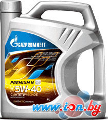 Моторное масло Gazpromneft Premium N 5W-40 4л в Гродно