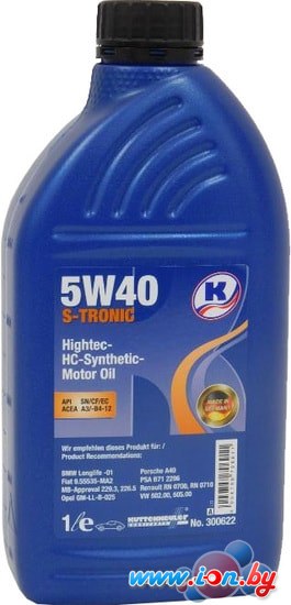 Моторное масло Kuttenkeuler S-Tronic 5W-40 1л в Гродно