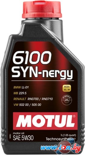 Моторное масло Motul 6100 Syn-nergy 5W-30 1л в Могилёве