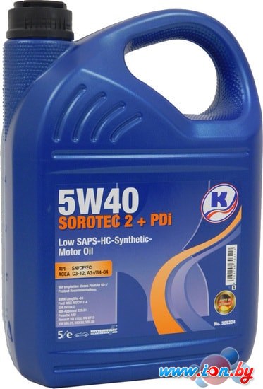 Моторное масло Kuttenkeuler Sorotec 2 +PDi 5W-40 5л в Гродно