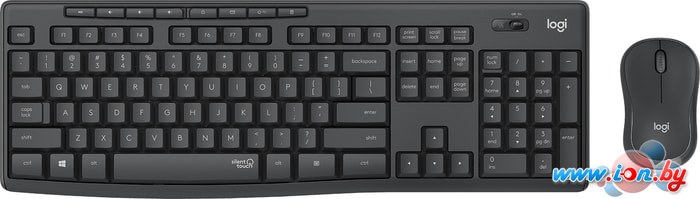 Клавиатура + мышь Logitech MK295 Silent (черный) в Бресте