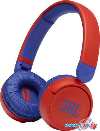 Наушники JBL JR310BT (красный/синий) в Бресте