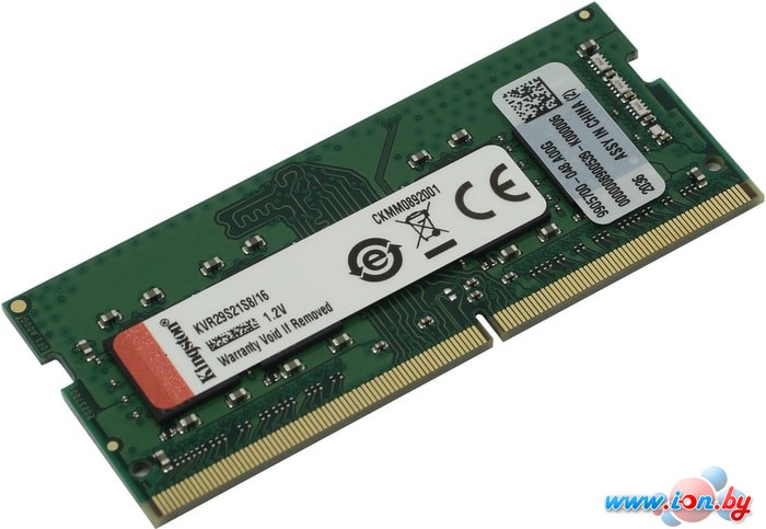 Оперативная память Kingston ValueRAM 16GB DDR4 SODIMM PC4-23400 KVR29S21S8/16 в Могилёве