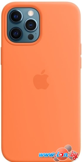 Чехол Apple MagSafe Silicone Case для iPhone 12 Pro Max (кумкват) в Гомеле