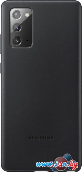 Чехол Samsung Leather Cover для Galaxy Note 20 (черный) в Бресте