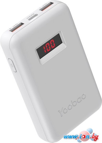 Портативное зарядное устройство Yoobao PD10 (белый) в Могилёве