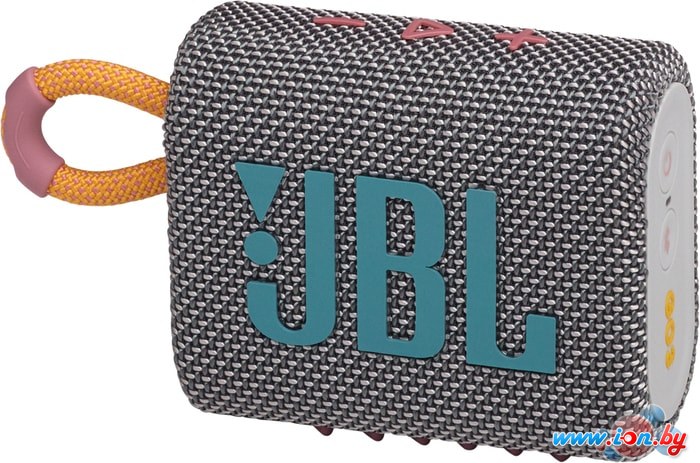 Беспроводная колонка JBL Go 3 (серый) в Могилёве