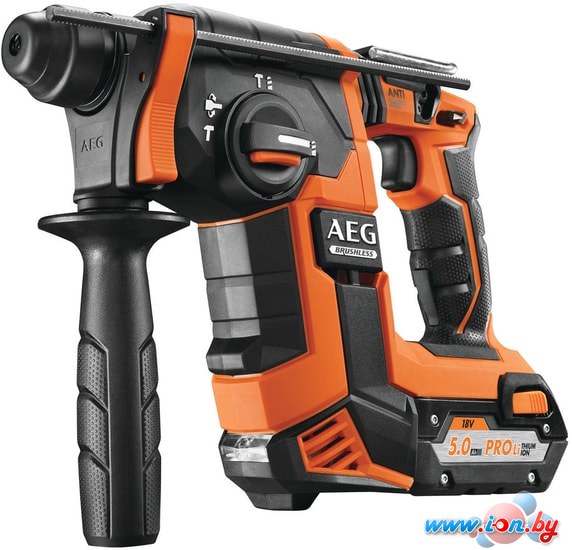 Перфоратор AEG Powertools BBH 18BL LI-502C 4935464753 (с 2-мя АКБ, кейс) в Гомеле