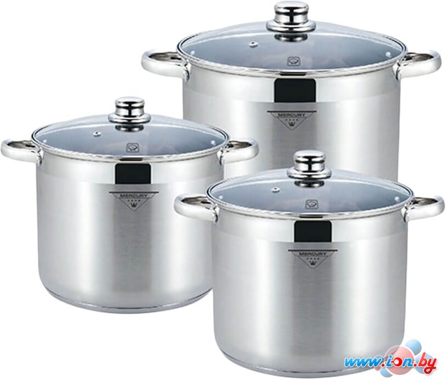 Набор кастрюль Mercury MC-7037 в Могилёве