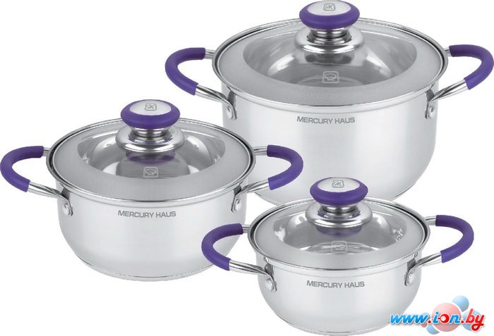 Набор кастрюль Mercury MC-7027 в Могилёве