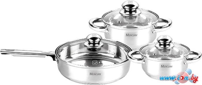 Набор кастрюль Mercury MC-7012 в Могилёве