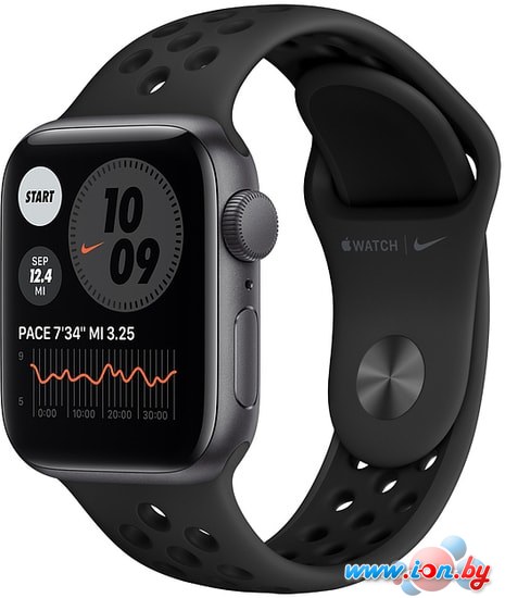 Умные часы Apple Watch Series 6 Nike 40 мм (алюминий серый космос/антрацит) в Бресте