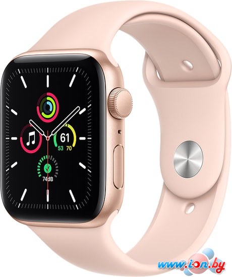Умные часы Apple Watch SE 44 мм (алюминий золотистый/розовый песок) в Бресте