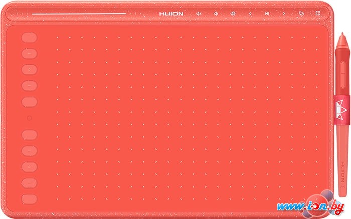 Графический планшет Huion HS611 (коралловый красный) в Бресте