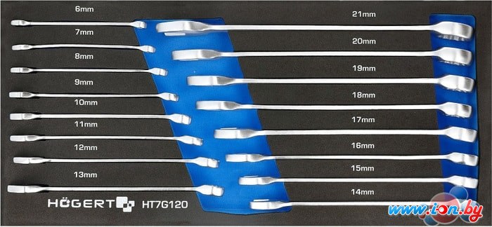 Набор ключей Hogert Technik HT7G120 (16 предметов) в Бресте