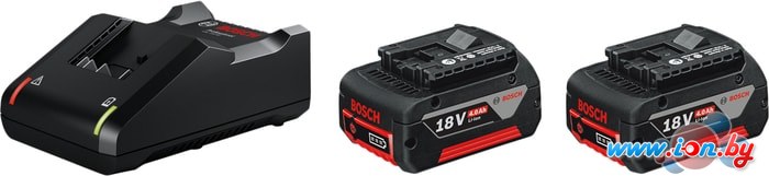 Аккумулятор с зарядным устройством Bosch GBA 18V+GAL 18V-40 Professional 1600A019S0 (18В/4 Ah + 14.4-18В) в Бресте