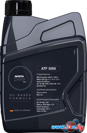 Трансмиссионное масло Avista PEER EVO ATF 3000 1л в Могилёве