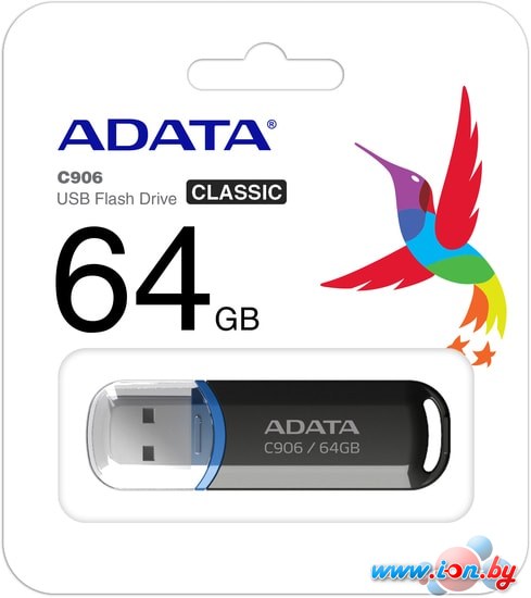 USB Flash A-Data C906 64GB (черный) в Минске