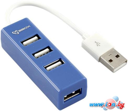 USB-хаб SBOX H-204 (синий) в Бресте
