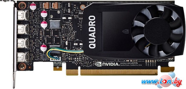 Видеокарта PNY Nvidia Quadro P1000 DVI 4GB GDDR5 VCQP1000DVIV2-PB в Витебске