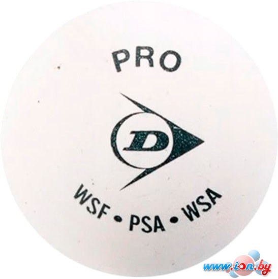 Мяч Dunlop White Pro (1 желтая точка, 12 шт) в Могилёве