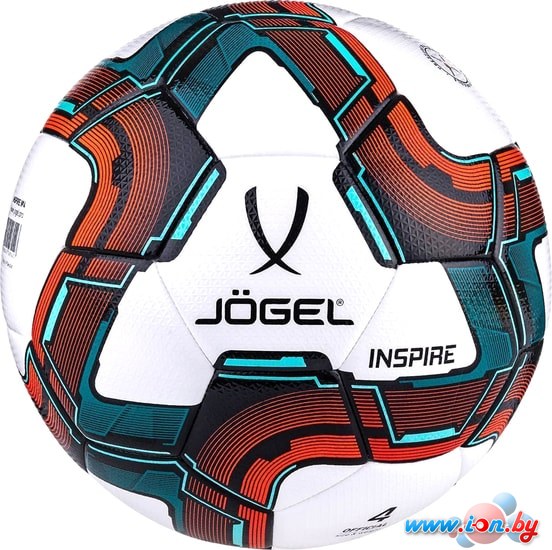 Мяч Jogel BC20 Inspire (4 размер, белый/красный/синий) в Могилёве