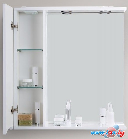 BelBagno Шкаф с зеркалом Marino-SPC-700/750-1A-BL-P-L (bianco lucido) в Могилёве