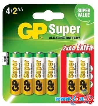 Батарейки GP Super LR6/15A 6BP в Гродно