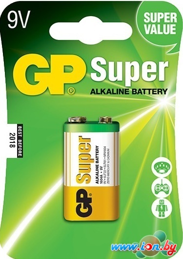 Батарейки GP Super Alkaline 9V в Минске