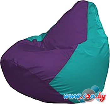 Кресло-мешок Flagman Груша Мега Super Г5.1-75 (фиолетовый/бирюзовый) в Гомеле