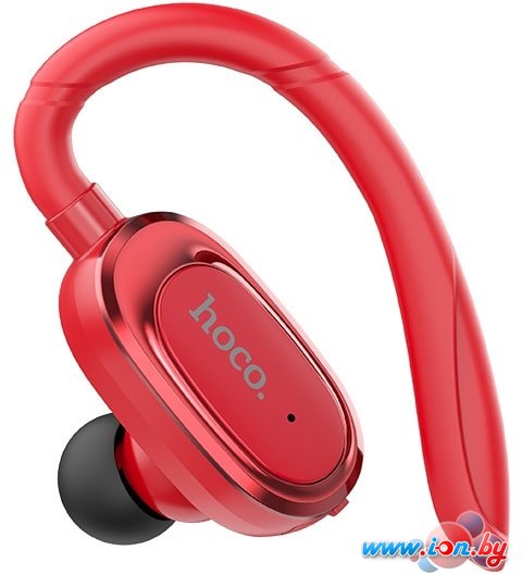 Bluetooth гарнитура Hoco E26 Plus (красный) в Могилёве