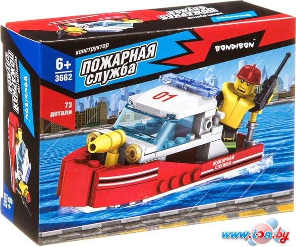 Конструктор Bondibon Пожарная Служба. Катер ВВ3662 в Могилёве