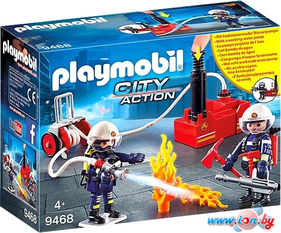 Конструктор Playmobil PM9468 Пожарные с водяным насосом в Могилёве