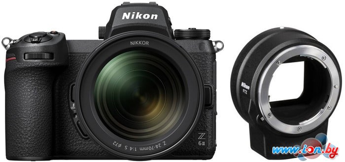 Беззеркальный фотоаппарат Nikon Z6 II Kit 24-70mm + FTZ Adapter в Гомеле