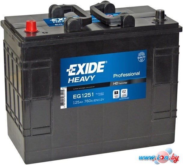 Автомобильный аккумулятор Exide Start PRO EG1251 (125 А·ч) в Могилёве