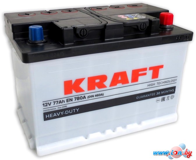 Автомобильный аккумулятор KRAFT 77 R KR77.0 в Могилёве
