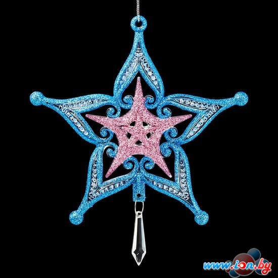 Елочная игрушка Erich Krause Decor Звезда с кристаллом 47784 в Витебске