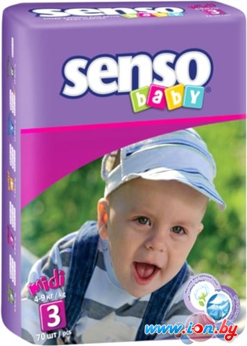 Подгузники Senso Baby Midi 3 (70 шт) в Гомеле