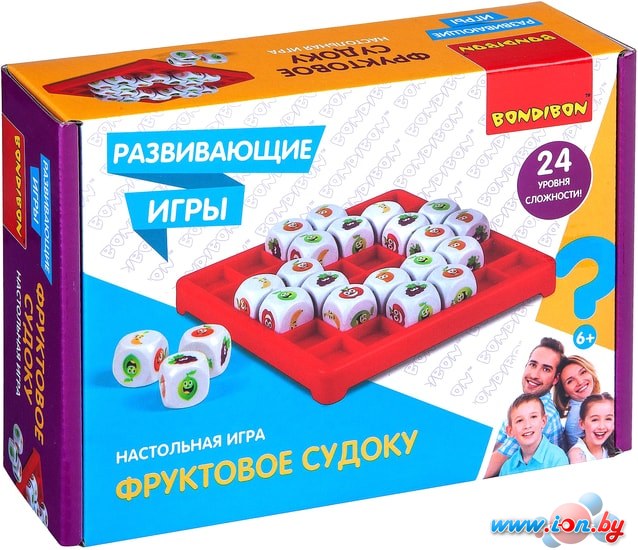 Развивающая игра Bondibon Фруктовое судоку ВВ4513 в Гомеле