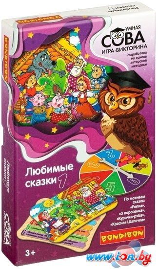 Развивающая игра Bondibon Любимые сказки 1 ВВ4835 в Гродно